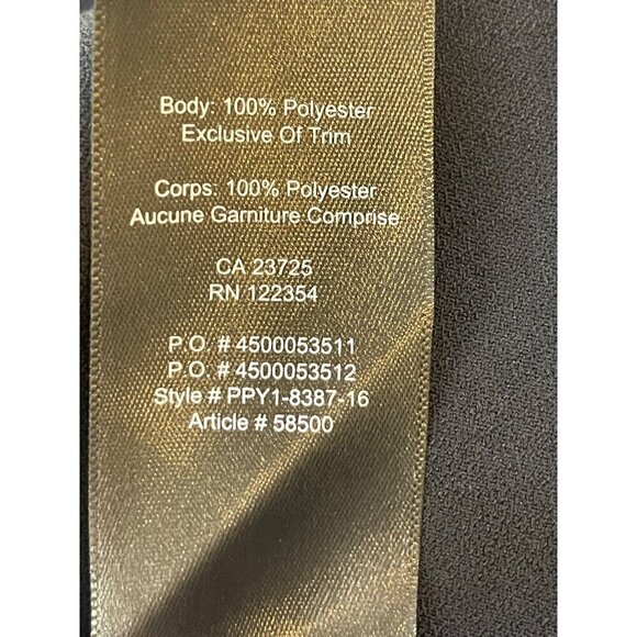 Babaton dress black classic elegant wear loose or with belt  pockets - Picture 11 of 11